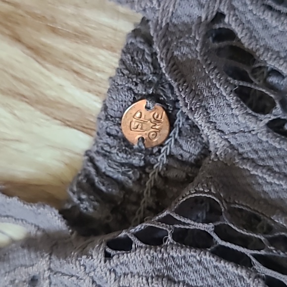 NWT Free People Intimately Adella Longline Bralette size L in Slate - Picture 3 of 5